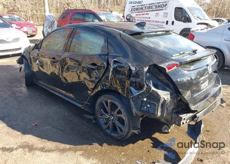 2017 Honda Civic Sport from USA, damaged, VIN SHHFK7H49HU410215